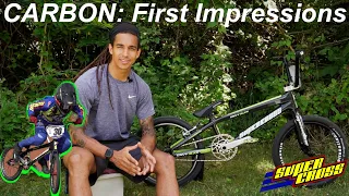 Carbon Fiber BMX Frame First Impressions - Supercross BMX ENVY BLK 2