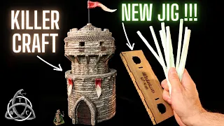 DIY Foam Archer Tower for Dungeons and Dragons - NEVER Make Individual Bricks Again