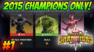 2015 ONLY NEW ACCOUNT CHALLENGE | EP1 FTP New Account Challenge | Marvel Contest of Champions