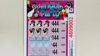 $40 Buy in on Penguin Party Pull Tabs