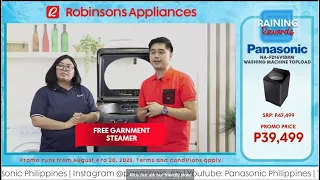 Robinsons Appliances | Panasonic Washing Machines Live