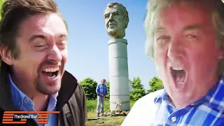 James May Pulls Down Huge Statue of 'Dictator' Jeremy Clarkson | The Grand Tour