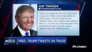 Trump responds to expectations that China will retaliate to the tariff hike