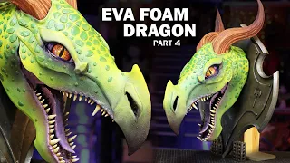 How to Make a Dragon Head out of EVA Foam! The Painting Process - Part 4