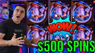 $500 Bets ON Diamond Queen Slot Machine - Can I Get The Bonus ?