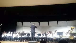 Memorial Middle School 7th & 8th grade band performing "Hymn to the Fallen"