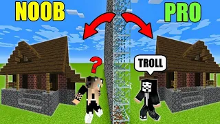 NOOB VS PRO ΑΠΙΣΤΕΥΤΟ TROLL ΓΙΑ ΤΟ NOOBAKI MINECRAFT FAMOUS GAMES