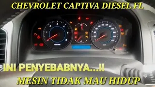 INI PENYEBABNYA CHEVROLET CAPTIVA DIESEL FL MESIN SUSAH HIDUP