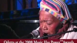 Odetta sings "House of the Rising Sun" at Music Has Power Awards