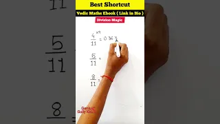 Division Best Trick 11 | Division Best Vedic Math Trick #mathstrick #maths #shorts