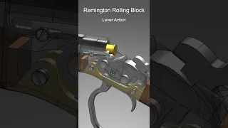 Remington Rolling Block Lever Action | American lever Action Single Shot Target Rifle | How It Works