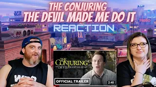 The Conjuring: The Devil Made Me Do It - Official Trailer (2021) Reaction