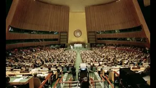 Footage from the UN General Assembly (Feb. 1998)