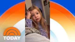 Watch This Adorable Girl Scold Daddy For Leaving The Toilet Seat Up | TODAY