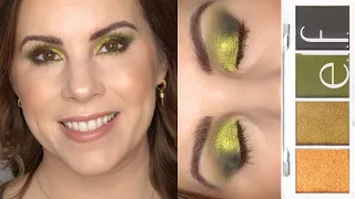 Green Smokey Eye DRUGSTORE Makeup Look