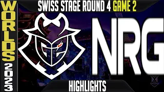 G2 vs NRG Highlights Game 2 | S13 Worlds 2023 Swiss Stage Day 8 Round 4 | G2 Esports vs NRG G2