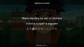 Shinkou Horou || Niji - Naruto shippuden Ending 28 - Sub español, Kanji y Romaji