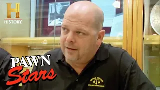 Pawn Stars: "PRETTY DAMN RARE" D-Day Battle Plans Might Be UNSELLABLE? (Season 4)