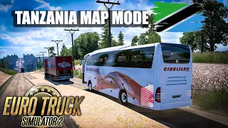 TANZANIA MAP MOD | ETS2 GAMEPLAY |  TRAVEGO BUS | AFRICAN STYLE | ETS2 1.49