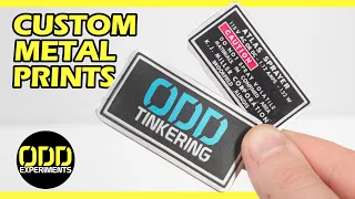 Easy Printed Custom Metal Plates - How to Print on Metal tutorial