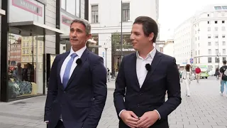 Der „Kurz-Film“: Schmähhammer und Ex-Bundesbasti auf Promotion-Tour (Gernot Kulis)