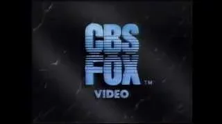 CBS Fox Video (1998) Company Logo (VHS Capture)