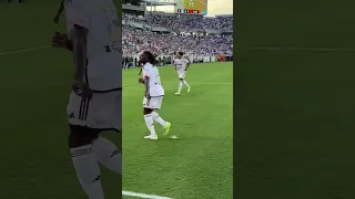 Moise Kean hit the griddy after scoring on Real Madrid 🕺 (via @juventusfc/X) #shorts