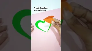 Republic Day Craft Ideas 2022 | Easy Republic Day Craft | Tricolor Paper Craft Ideas #shorts #diy