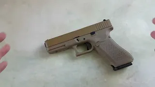 Airsoft - Glock G17 Gen.5 Tan WE GBB 6mm