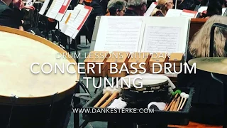 Concert Bass Drum Tuning
