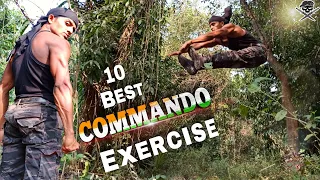 10 Best Commando Training Exercise । Commando Workout 🔥 । Army nagar 🇮🇳 ।