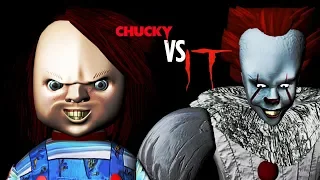 Chucky Vs Penny Wise the dancing Clown