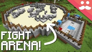 How to make a PISTON PVP ARENA in Minecraft!