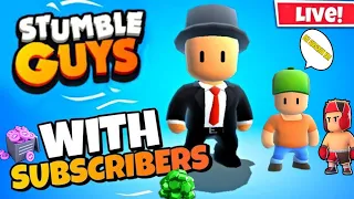 STUMBLE GUY WITH SUBSCRIBER LIVE | FUNNY GAMEPLAY #1 #freefireindiarj