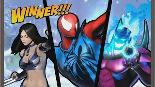 UMVC3 - X-23/DORMAMMU/SPIDER-MAN ONLINE 3!