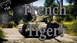 FRENCH TIGER - ARL-44 - (War Thunder Gameplay)