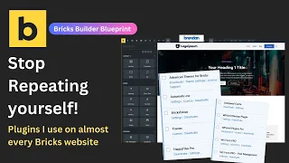 Bricks Builder: My WP Blueprint Website ...so far.