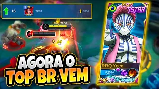 É COM ELE QUE VOU PEGAR TOP BR! TÁ CHEGANDO | MOBILE LEGENDS