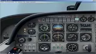 Полет на CESSNA С 208 по ВОР маякам для начинающих в FSX