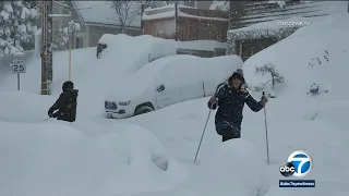 Lake Arrowhead: Thousands snowed in after winter storm