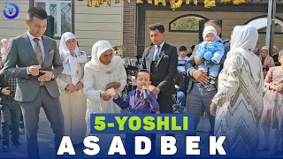 5-yoshli Asadbek va Jo'rabek Qodirov - Buvaydada to'yda 2021