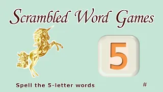 Scrambled Word Game #  | Can you spell the scrambled words in 10 seconds?  | Jumbled Word Games
