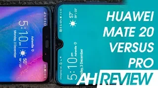 Huawei Mate 20 vs Mate 20 Pro Review