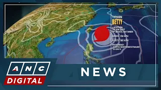 'Betty' maintains strength while moving over sea of Batanes | ANC