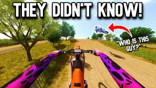 I WENT UNDERCOVER AND LAPPED THE ENTIRE FIELD IN MX BIKES!