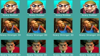 Scary Robber Home Clash Vs Scary Stranger 3D Vs Scary Teacher 3D The Scary Horror New Update Chapter