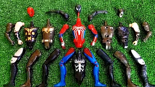 Merakit Mainan Thor vs Batman vs Spider-Man vs Venom Knarge Superhero Avengers Toys