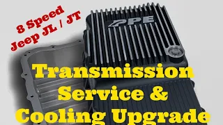 8 Speed Jeep Gladiator JT / Wrangler JL Transmission Fluid Service & Pan Upgrade