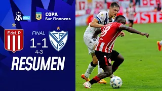 Estudiantes de la Plata 1-1 (4-3) Vélez | #CopaLPF | Resumen | Final