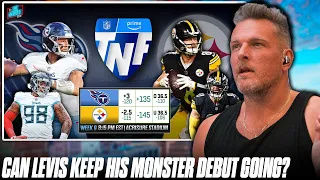 Can Will Levis Keep Up His Monster Debut Against Struggling Steelers? | Pat McAfee Show